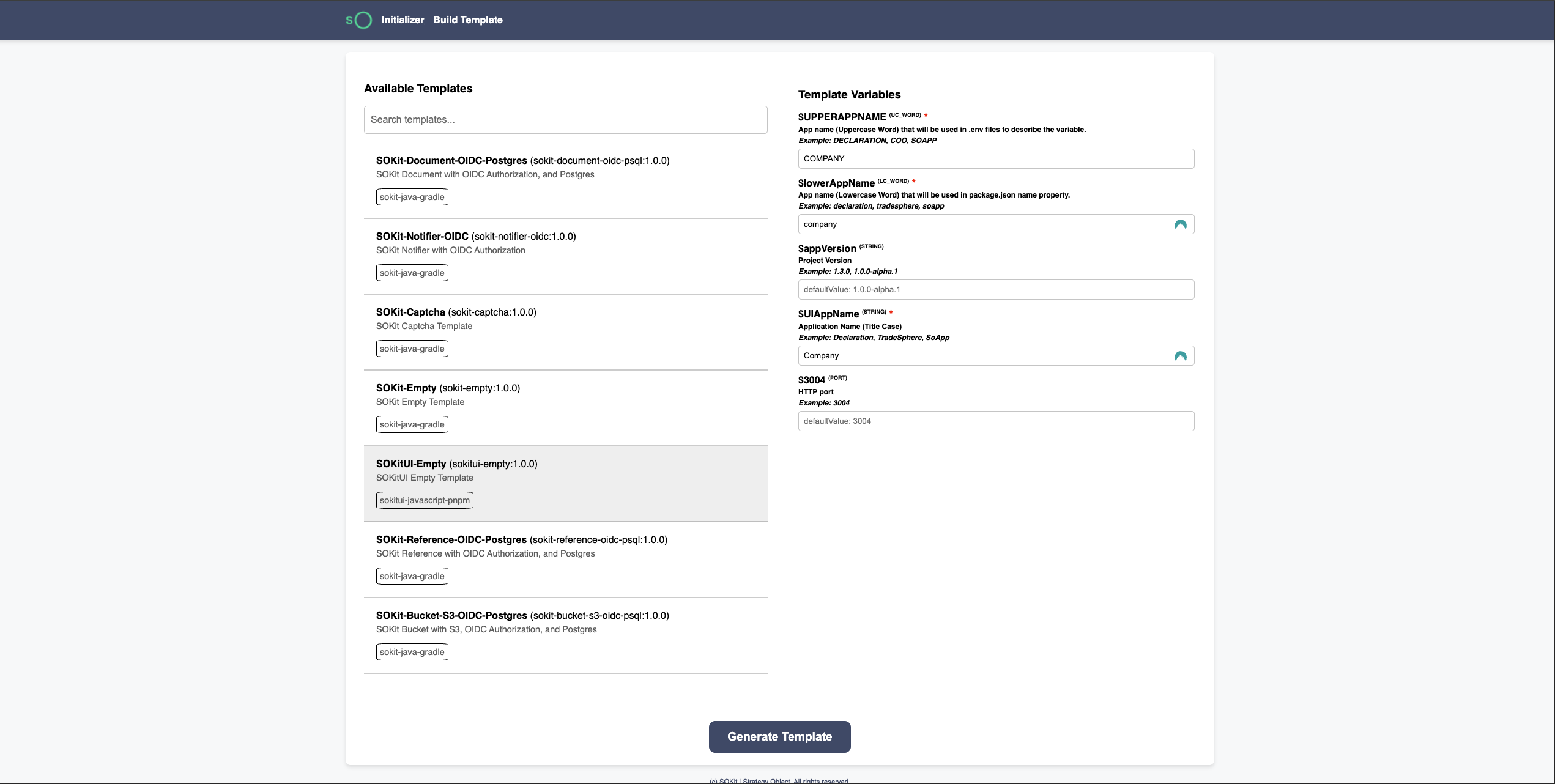 Initializer Website