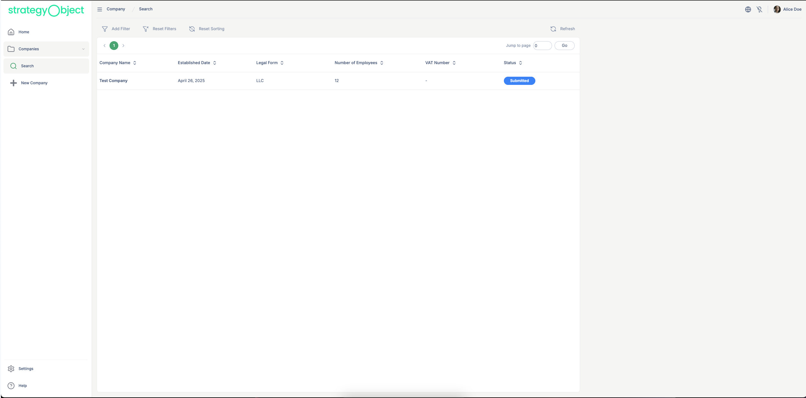 Search Page